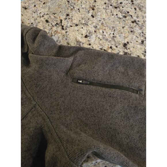 LL Bean Jacket Men's 3X Gray Fleece Full Zip Coat - Picture 7 of 9